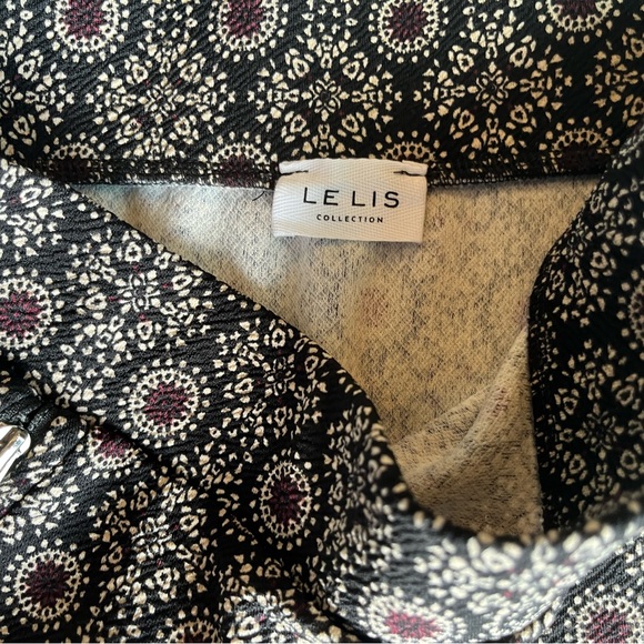 Le Lis Black and White Geometric Pencil Skirt - Picture 8 of 10